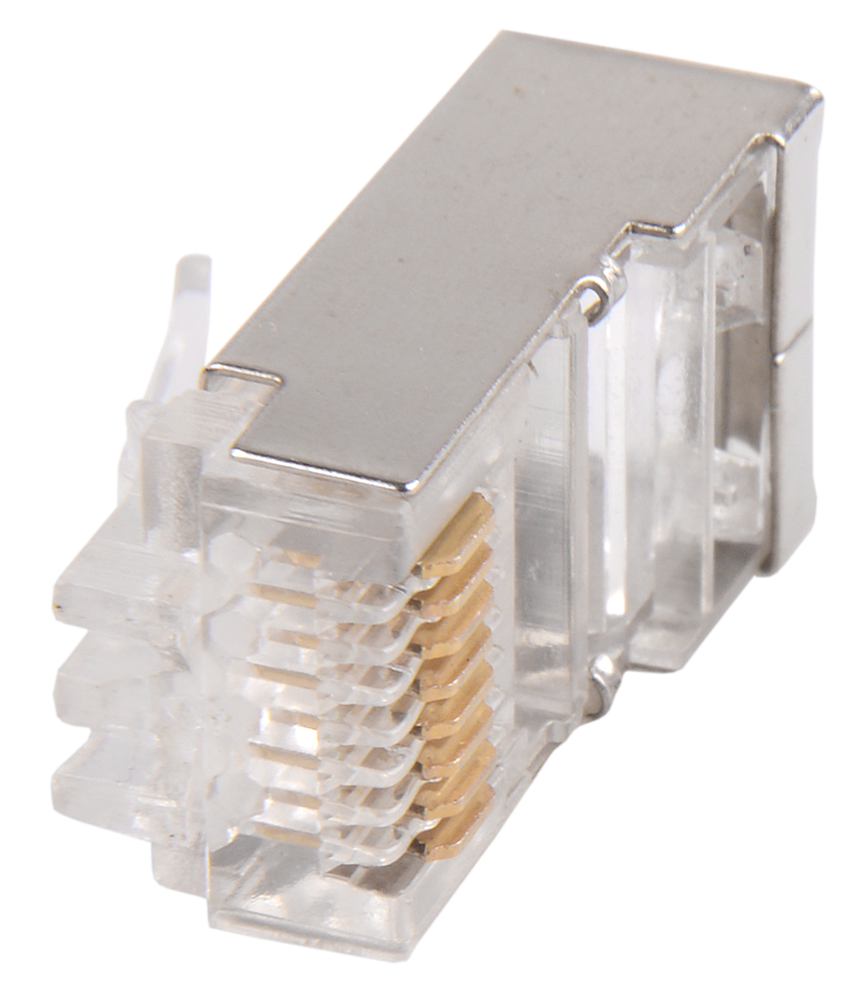Разъём RJ-45 FTP для кабеля кат. 5Е GENERICA ИЭК, CS3-1C5EF-G