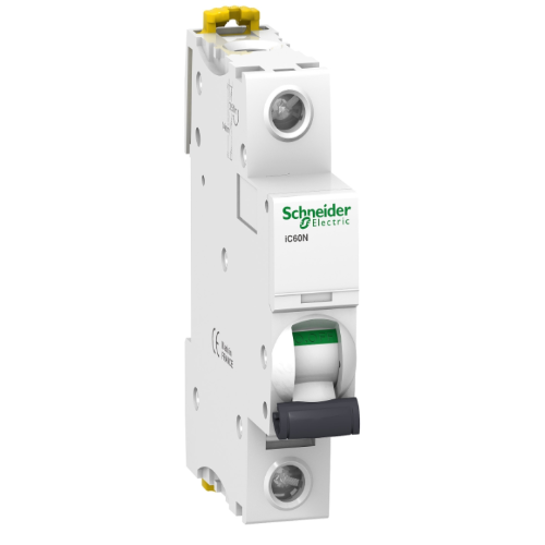 iC60N 1P 20А Автоматический выключатель 1-полюсный, 20А, 6кА (хар-ка C) Schneider Electric, A9F74120