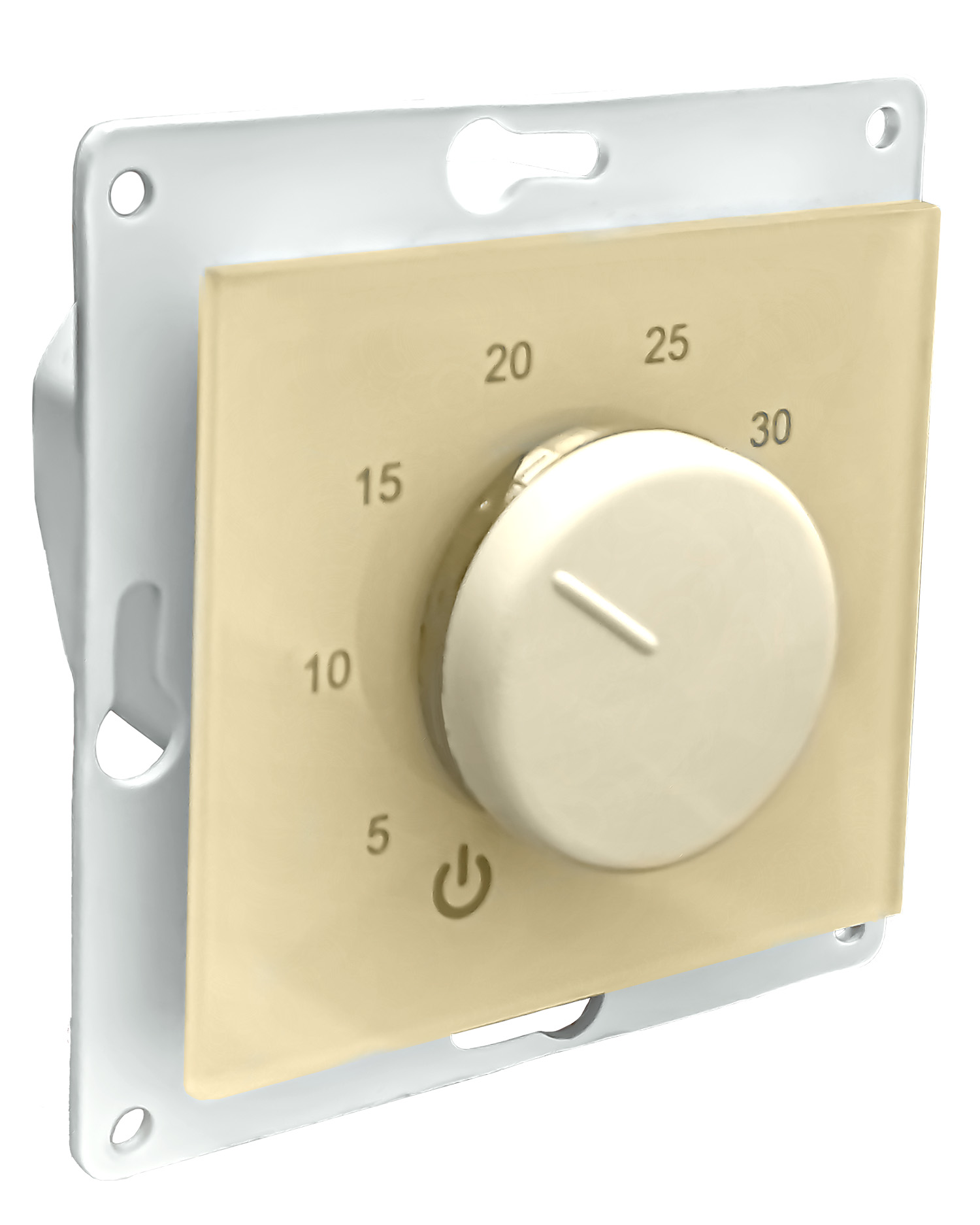 Extherm Th-HF-G-B Механический термостат под рамку Schneider Electric Glossa (БЕЖЕВЫЙ)