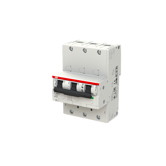 S753DR-E100 Автоматический выключатель, селективный, 3-полюсный, 100А, 25кА (хар-ка E) ABB, 2CDH783010R0822