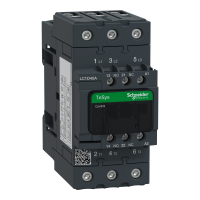 Контактор 3-х полюсный 40А, 380В, АС, 50/60Гц, АС3 440В, 1НО+1НЗ Schneider Electric, LC1D40AQ7