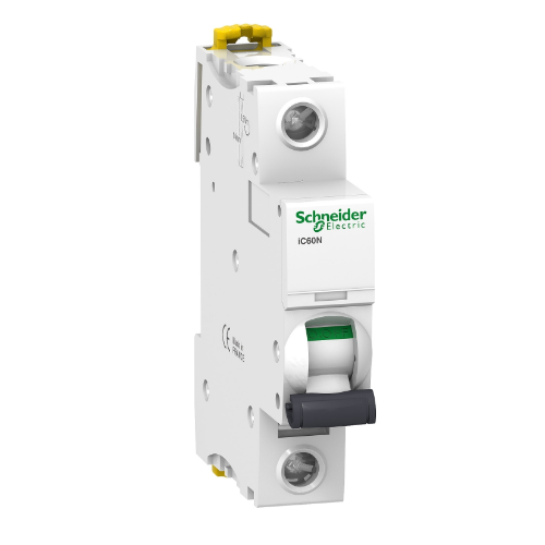 iC60N 1P 10А Автоматический выключатель 1-полюсный, 10А, 6кА (хар-ка C) Schneider Electric, A9F74110
