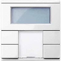 2-кнопочн выключатель PLUS с терморегулятором SYM KNX Schneider Electric, MTN6212-0319