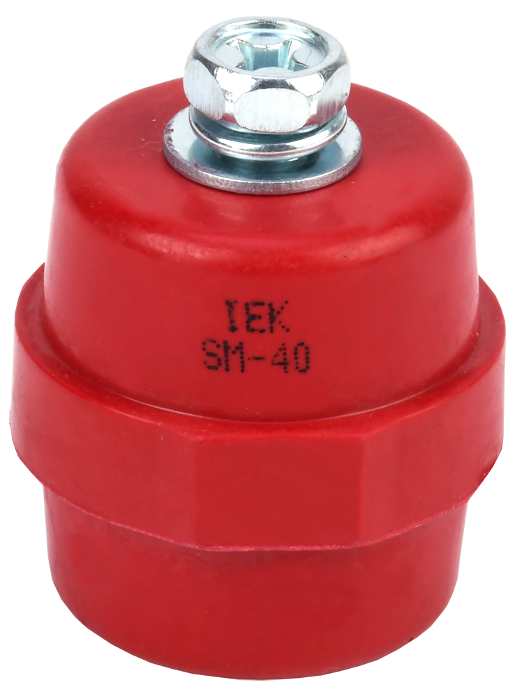 SM40 Изолятор силовой (М8) с болтом ИЭК, YIS11-40-12-B