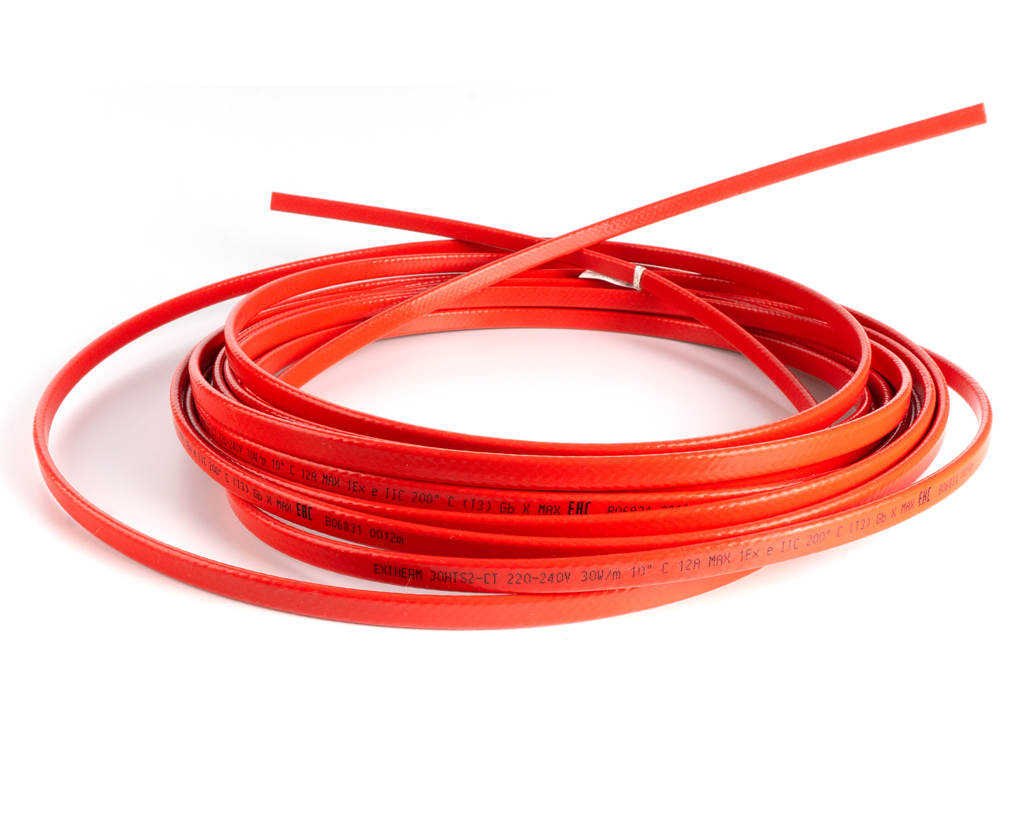 Extherm Extherm 60HXTS2-CТ Саморегулирующийся нагревательный кабель промышленного применения 60 Вт/м, 16AWG, фторопласт