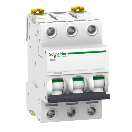 iC60N 3P 32А Автоматический выключатель 3-полюсный, 32А, 6кА (хар-ка C) Schneider Electric, A9F74332