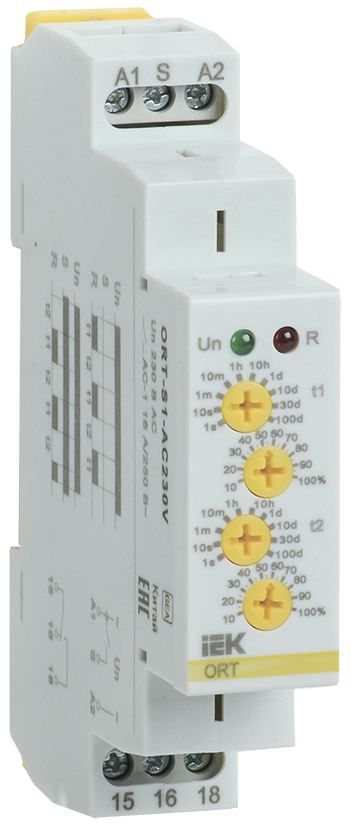 Реле циклическое ORT, 1 контакт 230В AС IEK, ORT-S1-AC230V