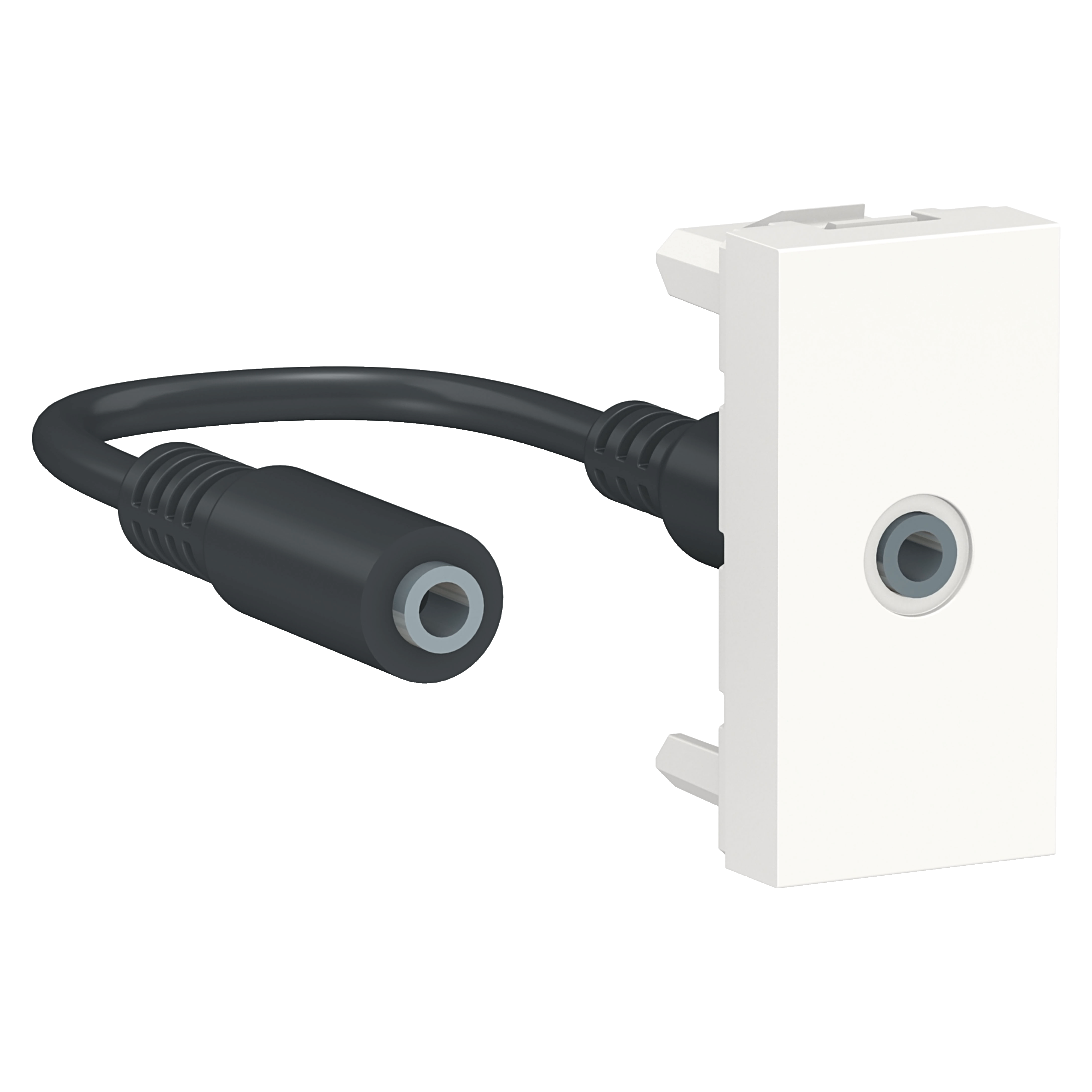 Розетка Minijack, 1 модуль, (белый) Unica Modular Schneider Electric, NU343318