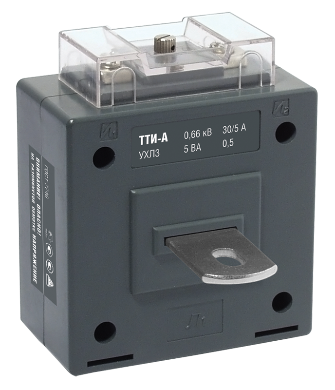 Трансформатор тока ТТИ-А 500/5А 5ВА класс 0,5S IEK, ITT10-3-05-0500