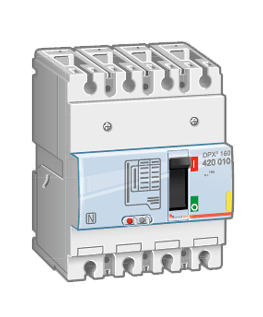 DPX3 160 Термо-магнитный 3-полюсный автоматический выключатель 100А, 16kA Legrand, 420005