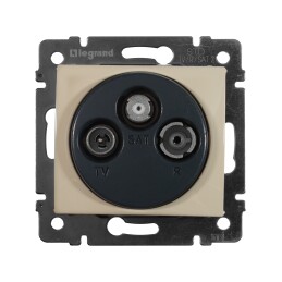 Розетка TV- SAT (простая) Valena (слоновая кость)  Legrand, 774335