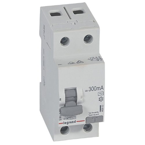 RX3 Блок утечки тока (УЗО) 2-полюсный, 40А, 300mA, тип АC Legrand, 402033