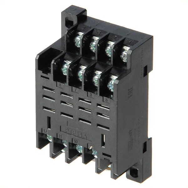 РР-102-4-10А Розетка для реле ПР-102-4-10A на DIN-рейку IP00 DEKraft