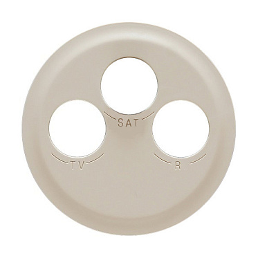 Накладка TV/FM/SAT розетки ,слоновая кость,Celiane, Legrand, 066233