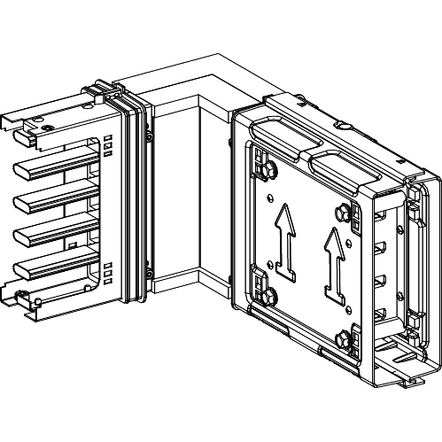 секция угловая 250а Schneider Electric, KSC250DLC40