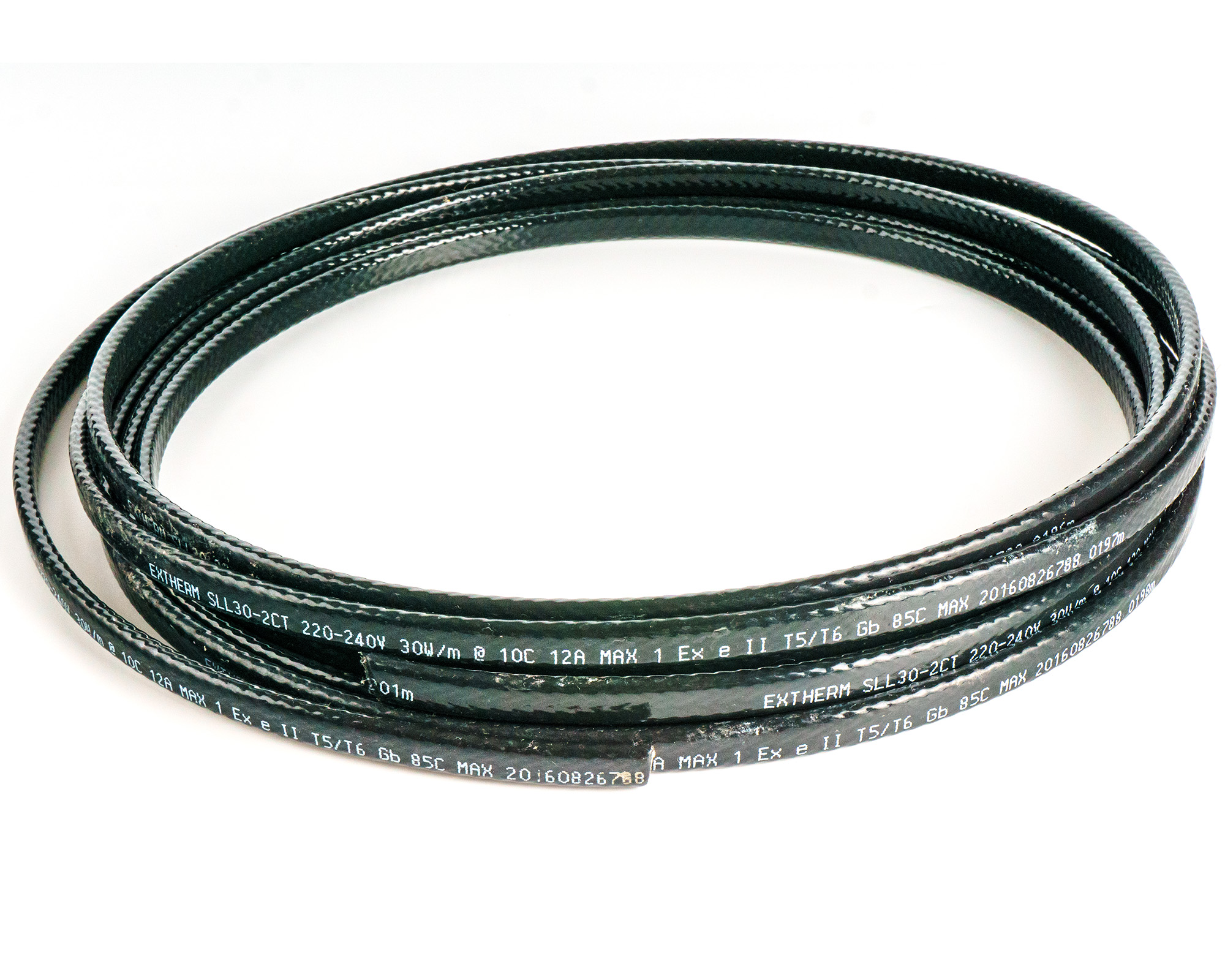 Extherm Extherm SXLL40-2CR Саморегулирующийся нагревательный кабель строительного применения (кровли, трубы) 40 Вт/м, 16AWG, термопласт