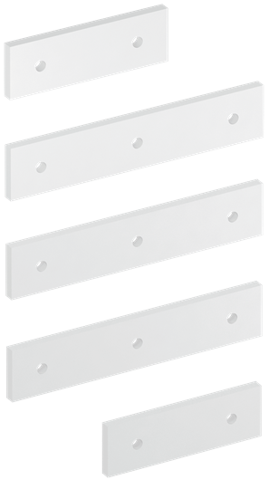 К-кт шинодержателя, L= 330мм, 5 шт. ABB, PXH155R