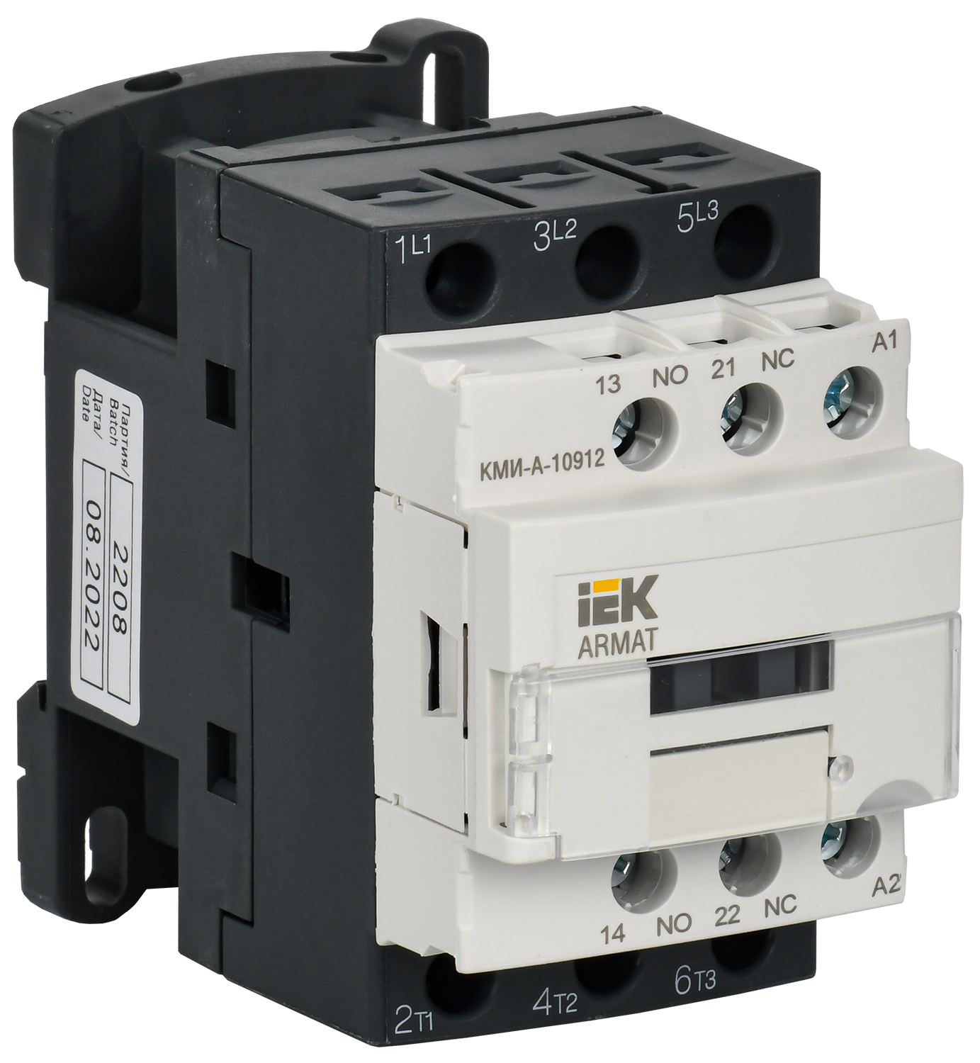ARMAT Контактор КМИ-А-10912 LC1D 9А 400В/АС3 1НО/1НЗ ИЭК, AR-ACC-11-009-400-11