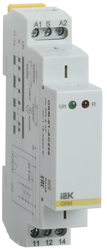 Импульсное реле ORM, 1 контакт 230В AC IEK, ORM-01-AC230