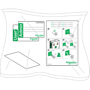 Комплект RFID карт - 10шт. Schneider Electric, EVP1BNS