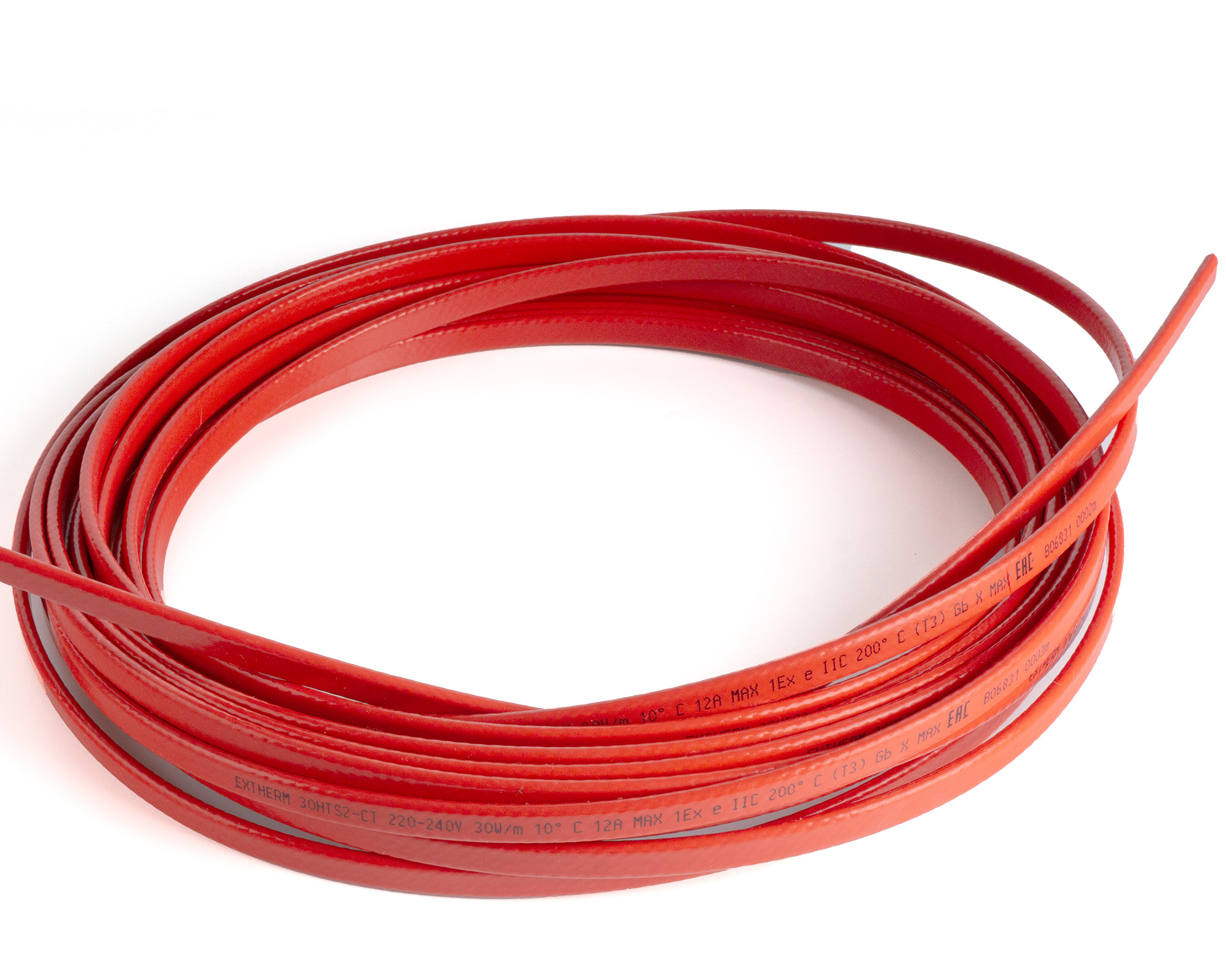 Extherm Extherm 60HXTS2-CТ Саморегулирующийся нагревательный кабель промышленного применения 60 Вт/м, 16AWG, фторопласт