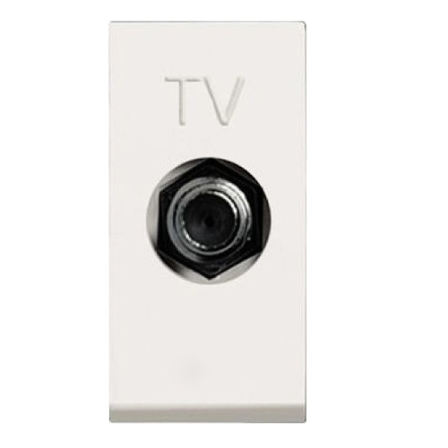 N2150 BL Розетка TV одиночная, серия Zenit, цвет альпийский белый ABB, 2CLA215000N1101