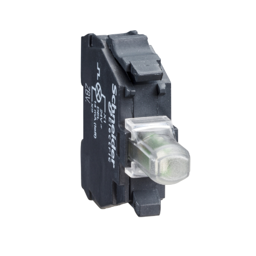 Патрон со светодиодом (зеленый) 24В AC Schneider Electric, ZBVB3