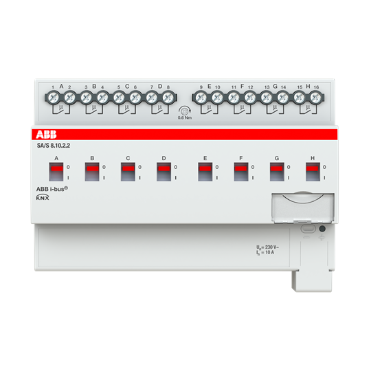 SA/S8.10.2.2 Релейный активатор, 8-канальный, 10А, MDRC ABB, 2CDG110259R0011