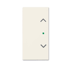 SRB-2-96 Клавиша двойная free@home, жалюзи, Basic 55, chalet-white ABB, 2CKA006220A0710