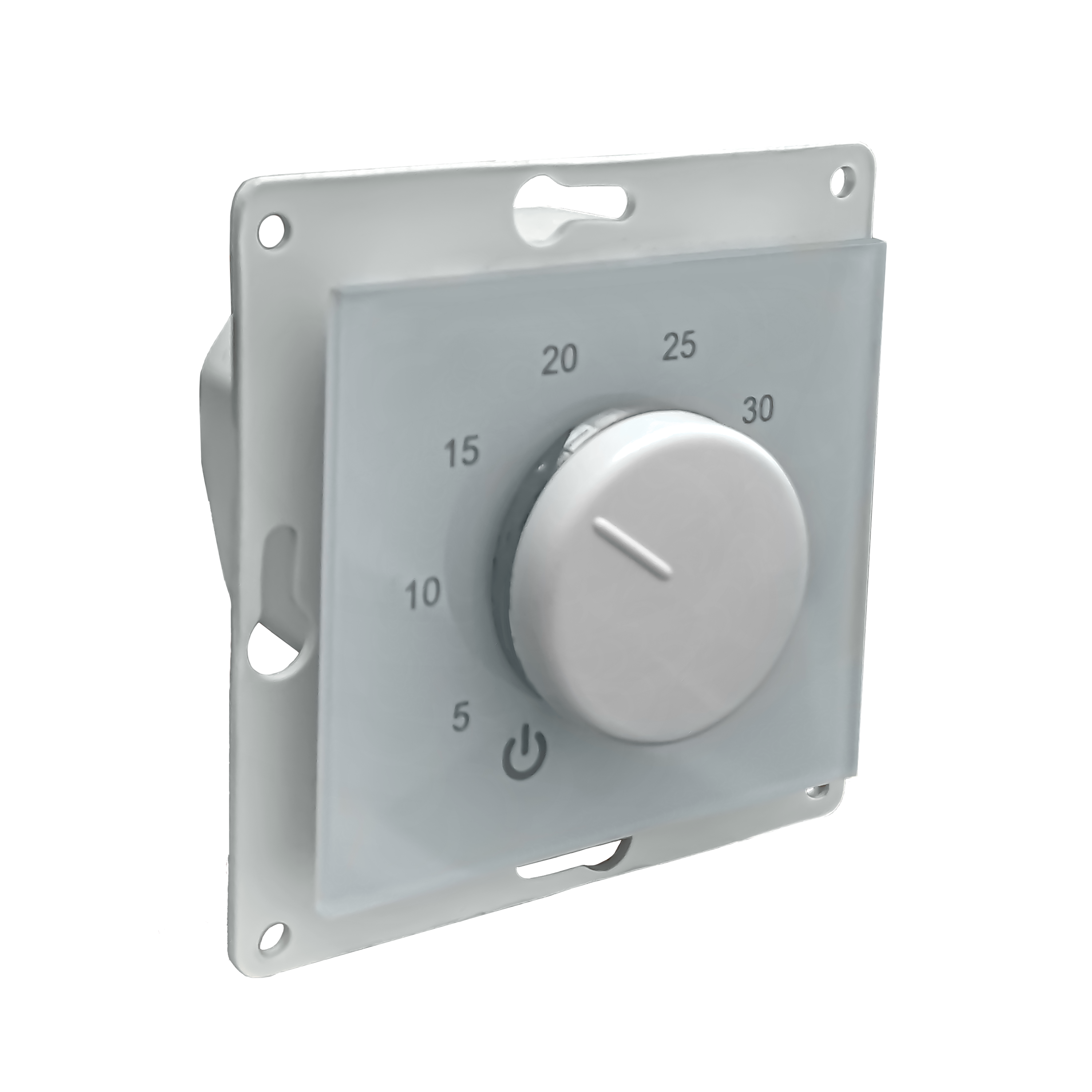 Extherm Th-HF-G-W Механический термостат под рамку Schneider Electric Glossa (БЕЛЫЙ)