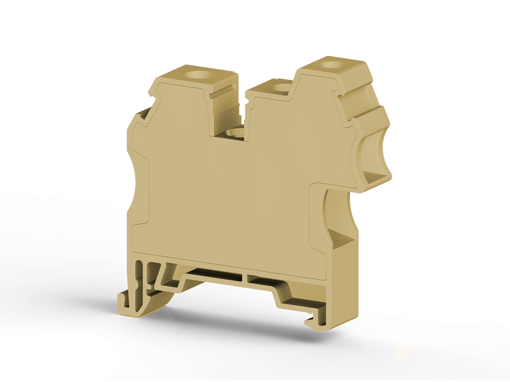 AVK 10 RD Клеммник 3-х выводной, 2x10мм.кв 1x4 мм.кв., (бежевый) Klemsan, 304280