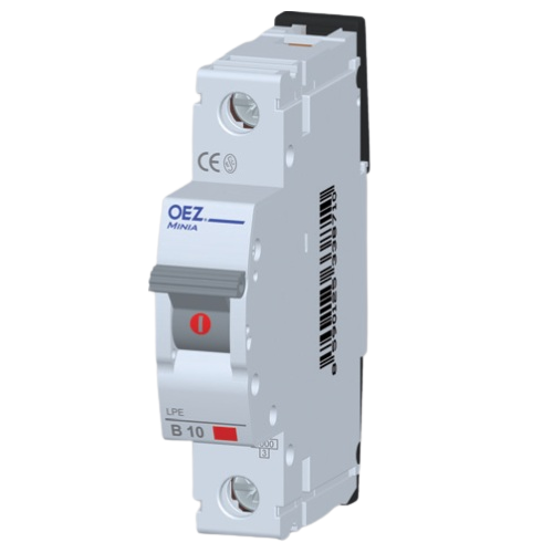 LPN-6C-1 Автоматический выключатель In 6 A, Ue 230 V a.c., 60 V d.c., характеристика C, 1-полюс, Icn 10 kA OEZ, 33890