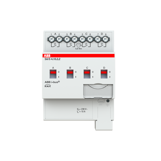 SA/S4.10.2.2 Релейный активатор, 4-канальный, 10А, MDRC ABB, 2CDG110258R0011