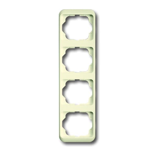 1734-22G Рамка 4 поста вертикальная alpha nea слоновая кость ABB