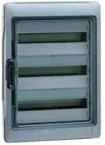 Бокс настенного монтажа серый на 72 мод. (с пр. дверцей, в бок) IP65 Legrand, 601988