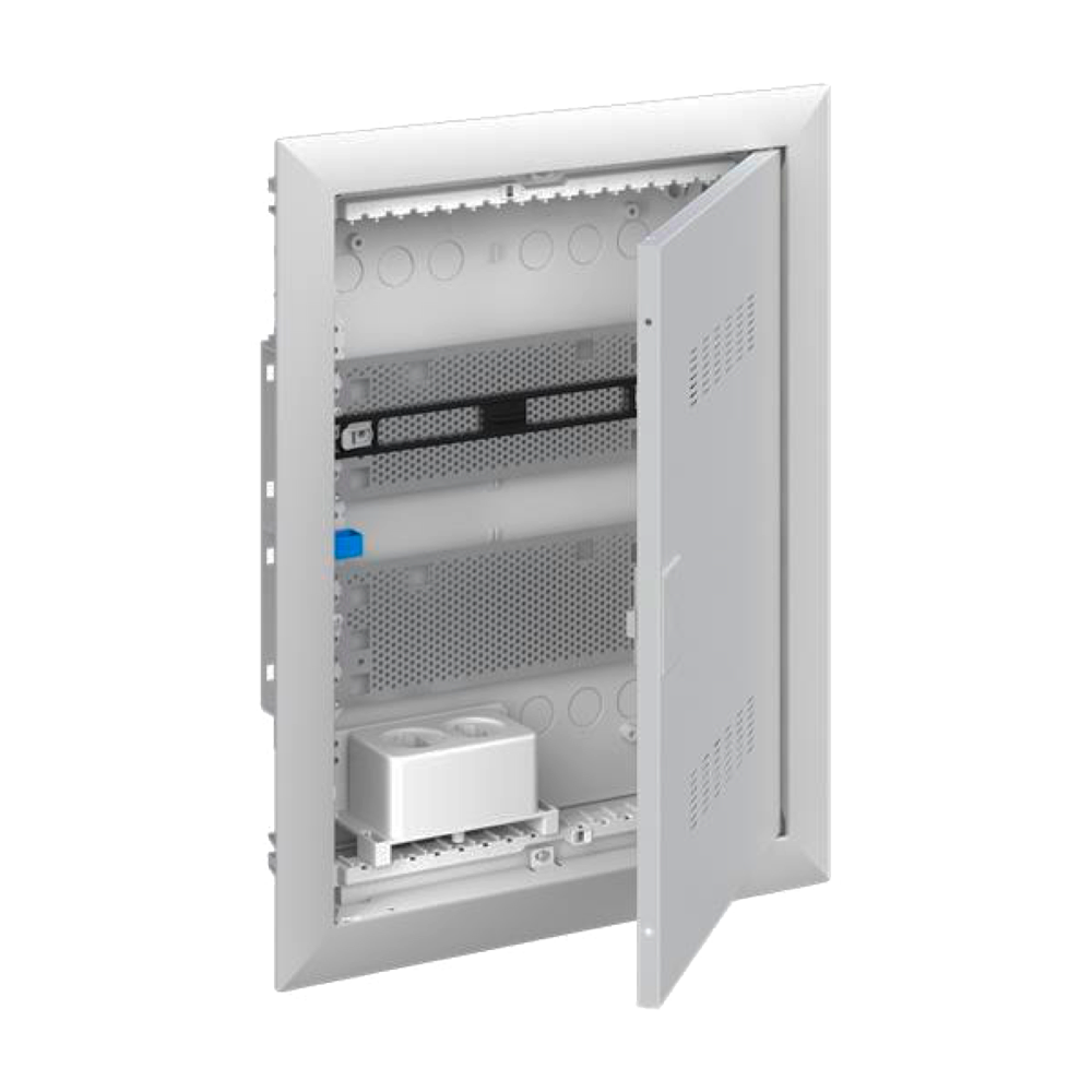 UK620MV Шкаф мультимедийный с дверью с вентиляционными отверстиями и DIN-рейкой UK620MV (2 ряда) АВВ, 2CPX031390R9999