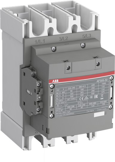 AF305-30-22-13 Контактор 3-х полюсный 305А AC3, с катушкой управления 100-250В AC/DC ABB, 1SFL587002R1322