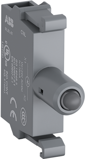 MLBL-01W Патрон со встроенным светодиодом белый 24В AC/DC ABB, 1SFA611621R1015