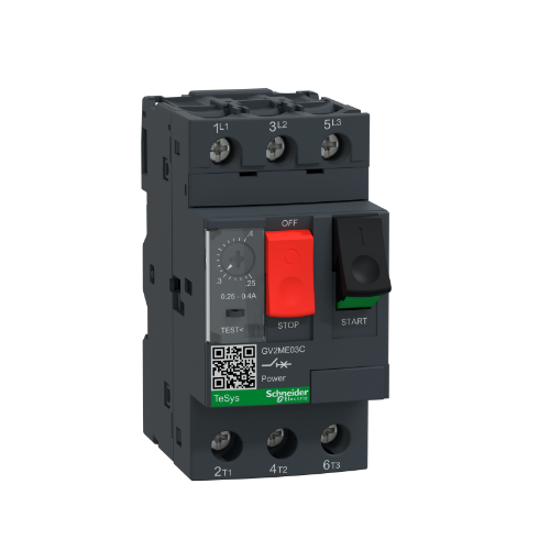 0.25-0.4А Автоматический выключатель для защиты электродвигателей  Schneider Electric, GV2ME03C