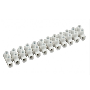 SK1 Клеммная колодка винтовая 4mm2 12 полюсная (белая) Klemsan