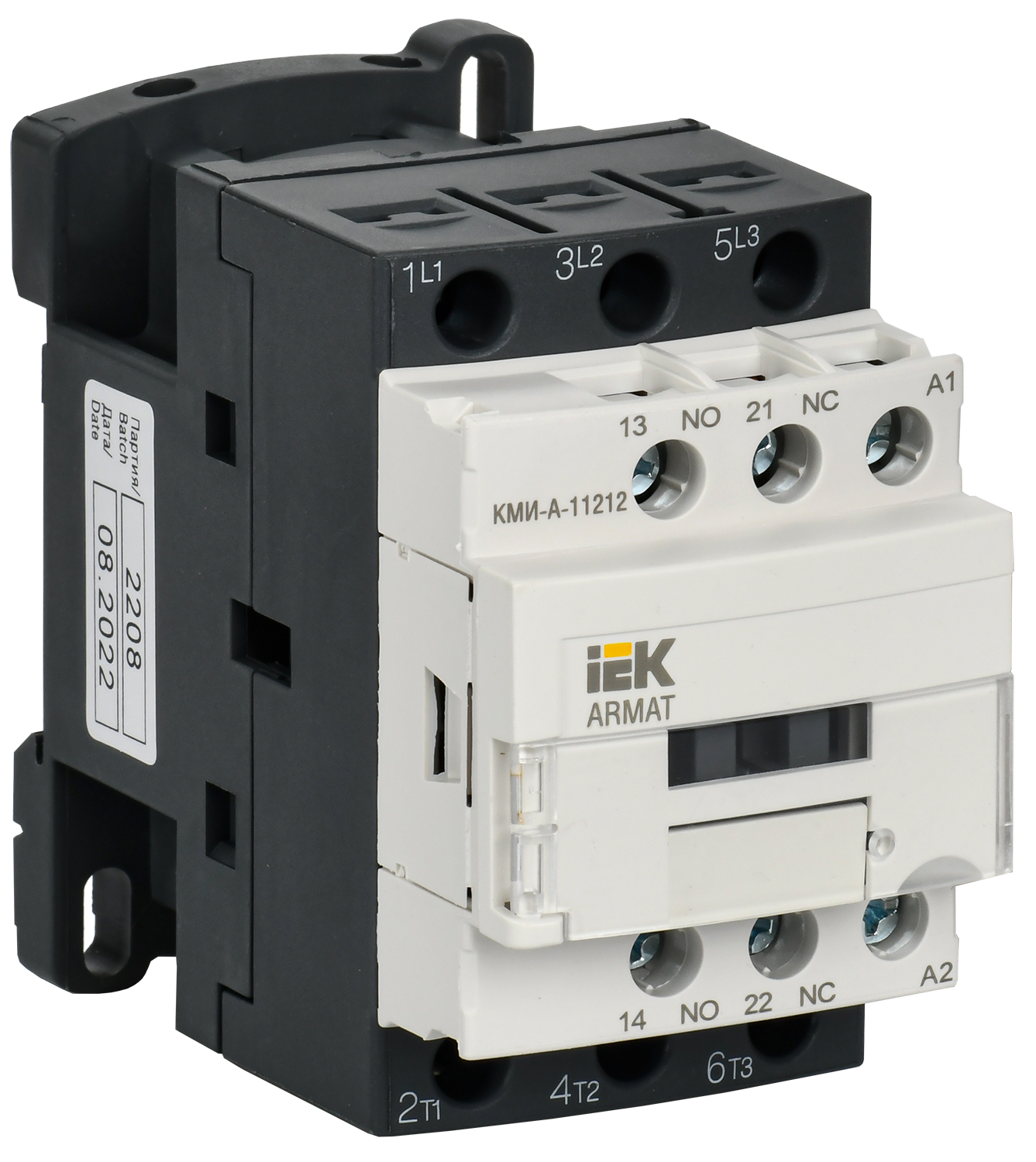ARMAT Контактор КМИ-А-11212 LC1D 12А 24В/АС3 1НО/1НЗ ИЭК, AR-ACC-11-012-024-11