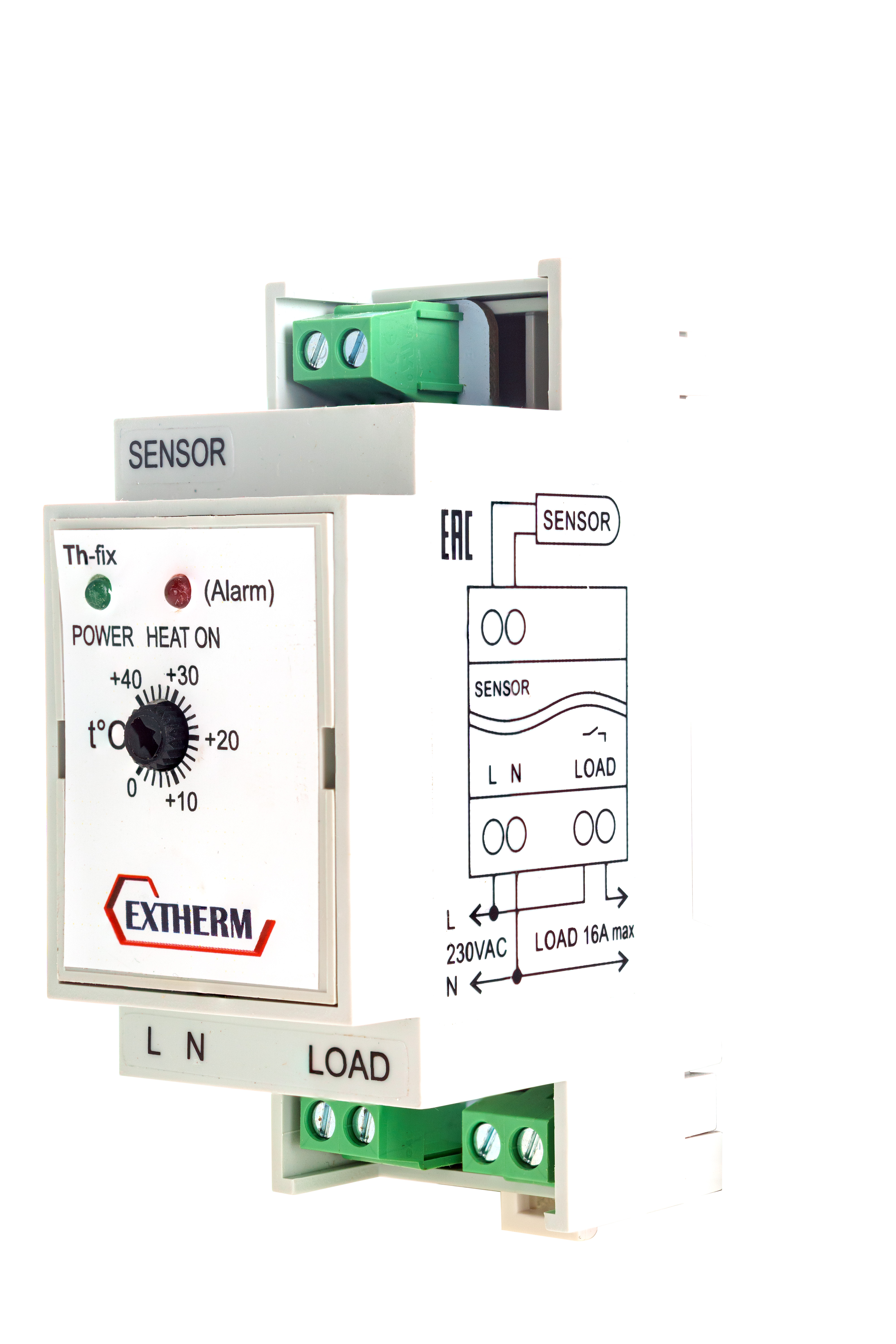 Extherm EXTHERM Th-fix Термостат для управления системой электрообогрева на трубопроводах/резервуарах с фиксированным гистерезисом