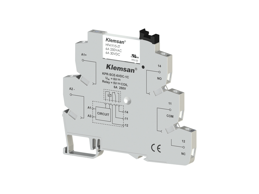 KPR-SCE-6VDC-1C Интерфейсное реле 6A Klemsan, 270794