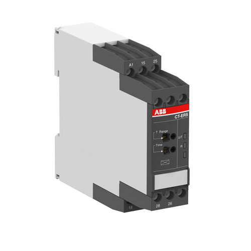 CT-ERS.21S Реле времени (задержка на вкл) 24-240В AC/DC, 0.05c..300ч. 2ПК ABB, 1SVR730100R0300
