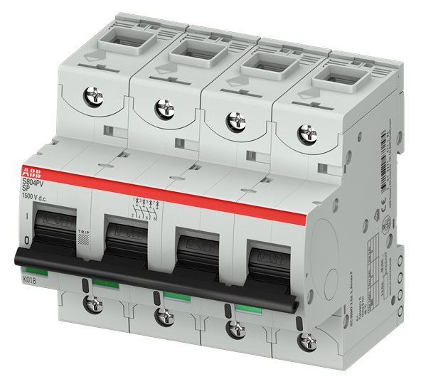S804PV-SP8 Автоматический выключатель 4-полюсный, 8А, 5kA (хар-ка SP) ABB, 2CCF019648R0001