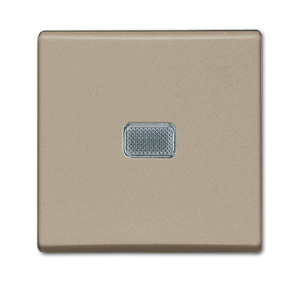 2006/1 UCGL-93-507 Выключатель 1-клавишный с подсветкой (шампань) Basic 55 ABB, 2CKA001012A2165
