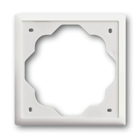 1721-774-507 Рамка 1-постовая (белый бархат) impuls ABB, 2CKA001754A4430