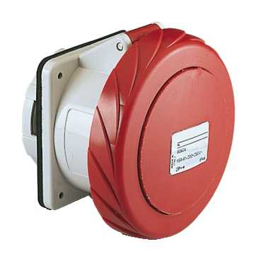 Розетка скрытой установки, прямая, винтовая 3P+N+E 63А IP67 Schneider Electric, 81683