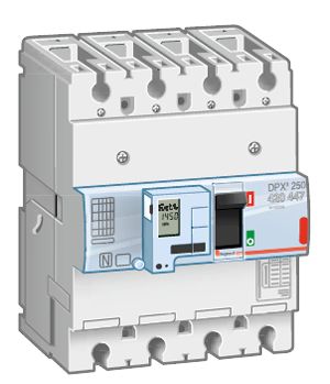 DPX3 250 Термо-магнитный 3-полюсный автоматический выключатель 250А, 36kA Legrand, 420239