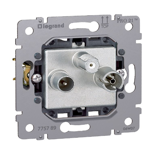 Механизм розетки TV+FM+SAT (звезда) Galea Life Legrand, 775789